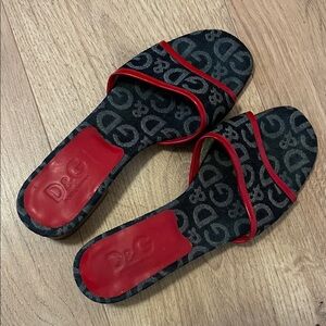 Vintage D&G Denim Sandals